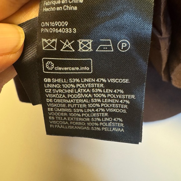 H&M Brown Blazer with Notched Lapels‎ and Relaxed Fit - Picture 6 of 7